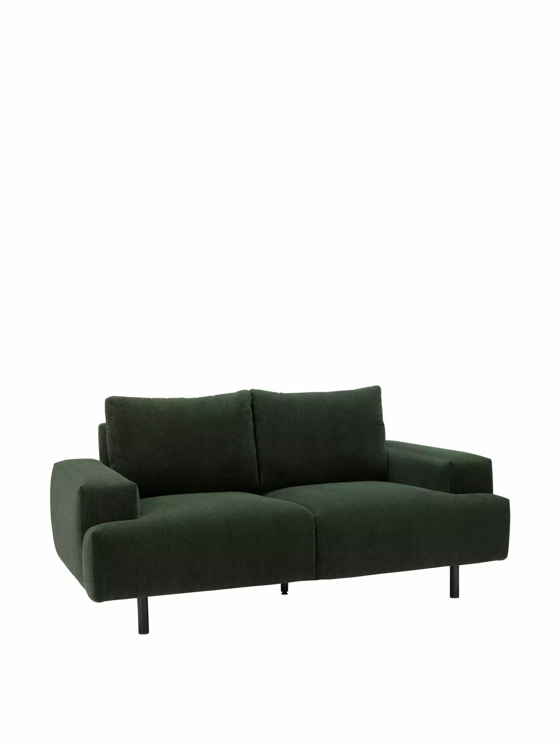 Linen weave 2-seat sofa