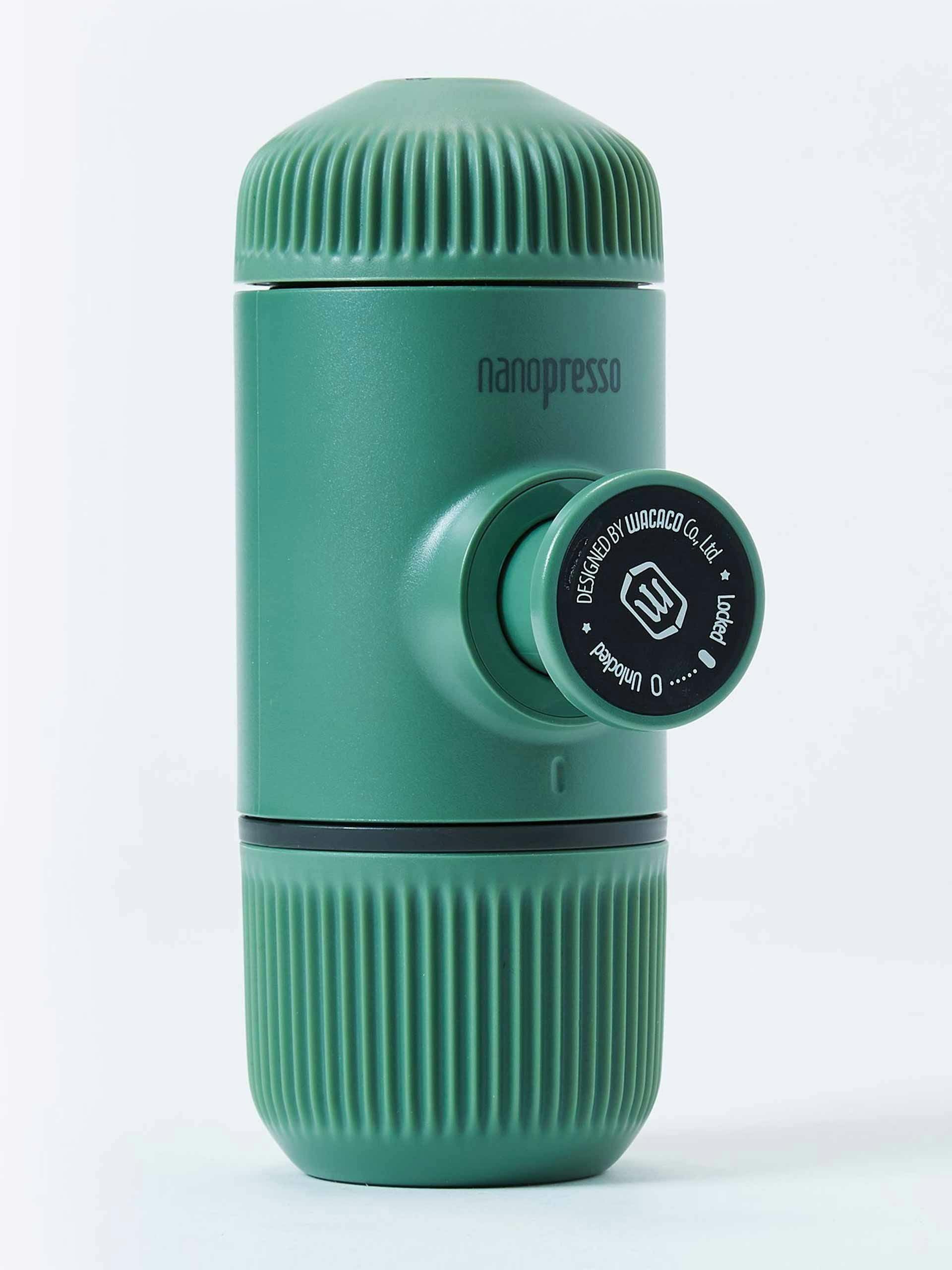 Green nanopresso portable espresso machine