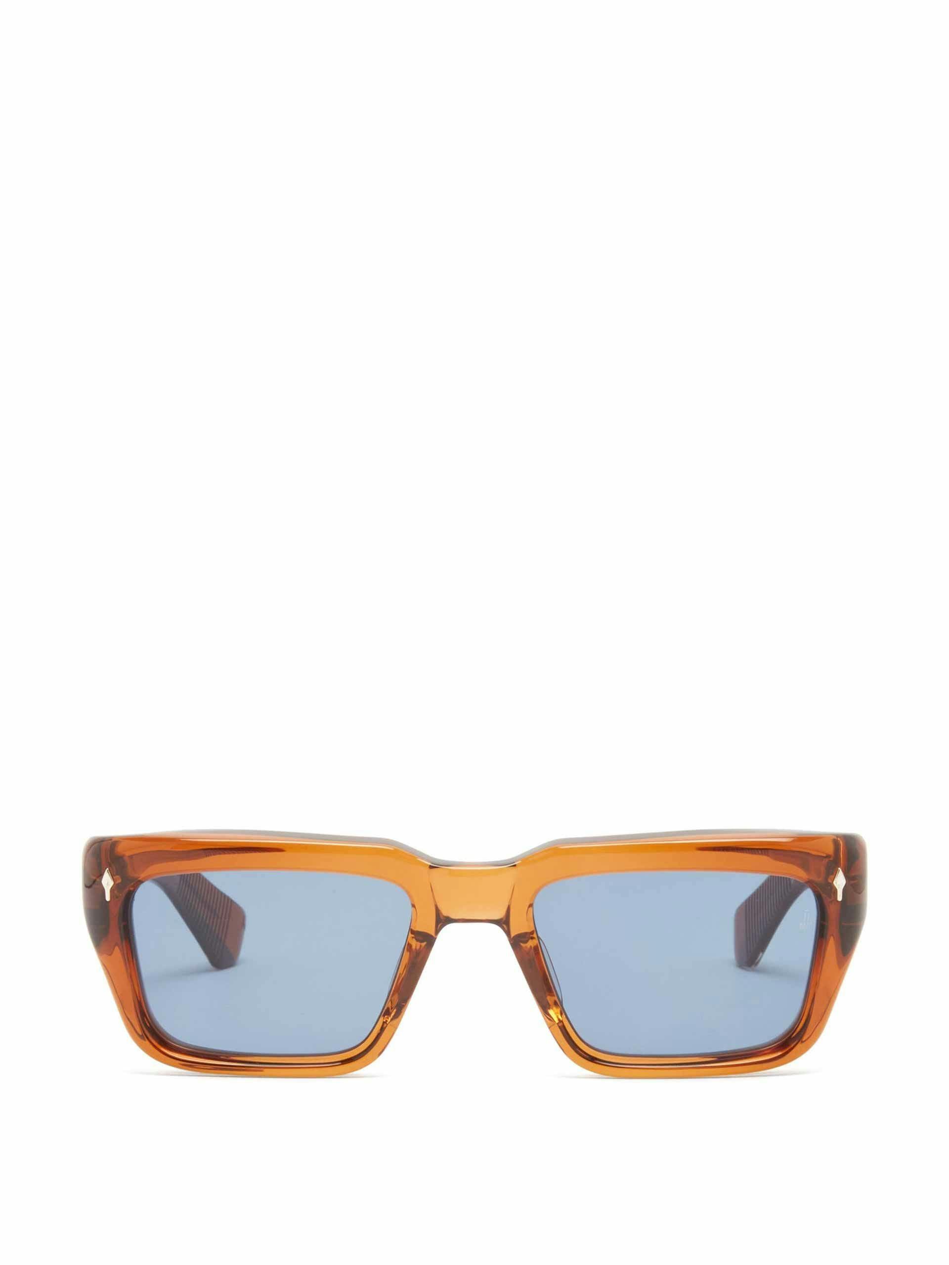 Brown square acetate sunglasses