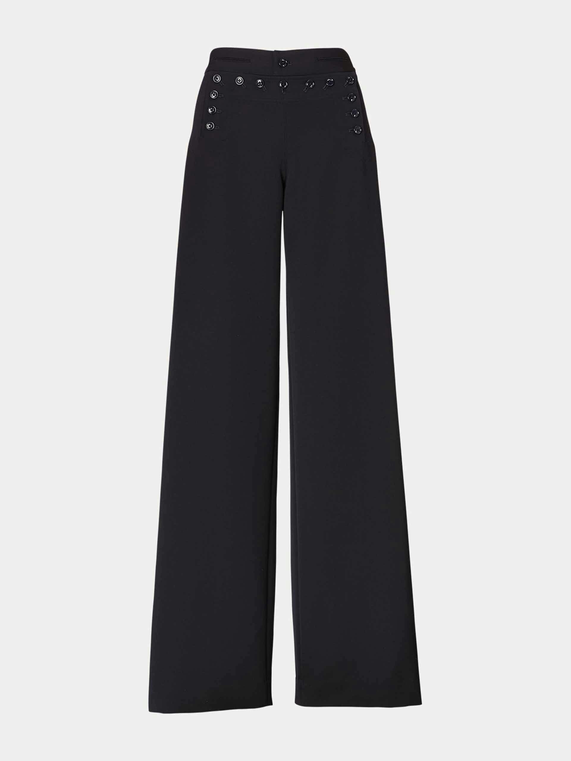 Black sailor trousers